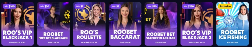 Roobet Live Casino