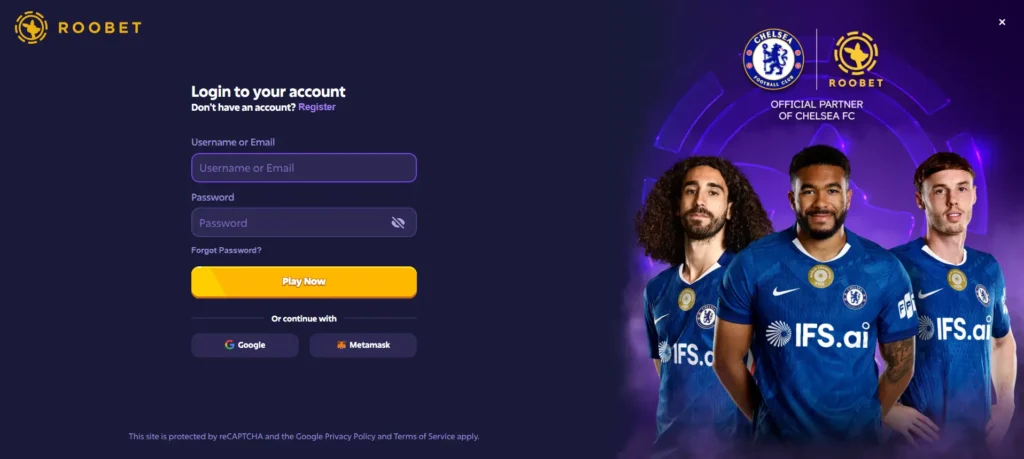 Roobet Login